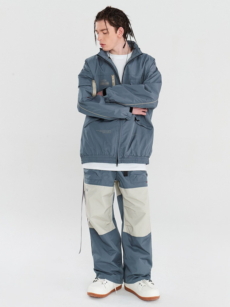 [Clearance] Century Colorblock 10K Snow Pants – Unisex | NANDN